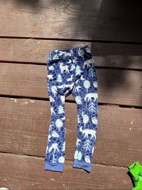 Cat & Jack Blue and Light Blue Winter Animal Print Joggers